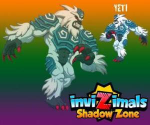 Puzzle Yeti. Invizimals Shadow Zone. Ζουν Ο ισχυρός yetis κρυμμένο στο υψηλότερες κορυφές των Ιμαλαΐων